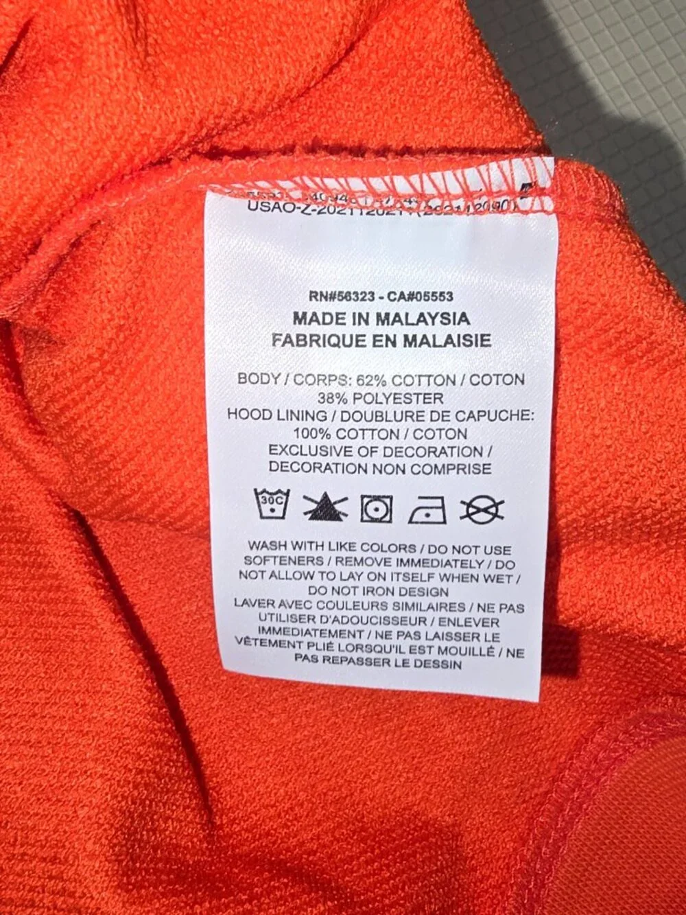 Nike Air Jordan Jumpman Sleeveless Hoodie DQ7946-813 Size XL Orange